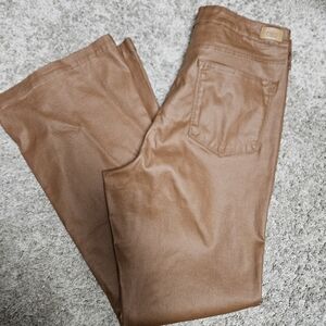 Sofia by Sofia Vergara Brown Flare Wide Leg Jeans
